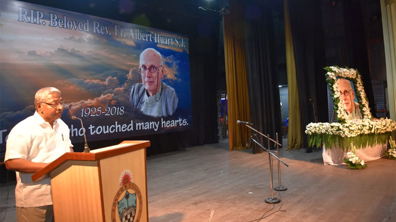 FR. ALBERT HUART PASSES AWAY