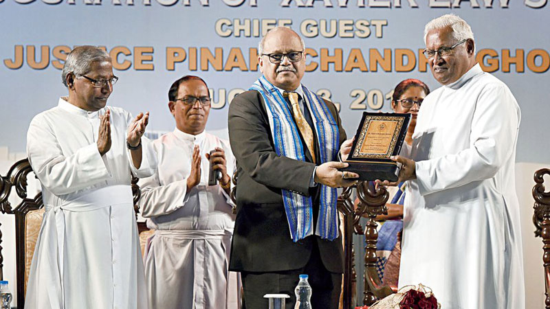 FIRST LOKPAL INAUGURATES XAVIER LAW SCHOOL