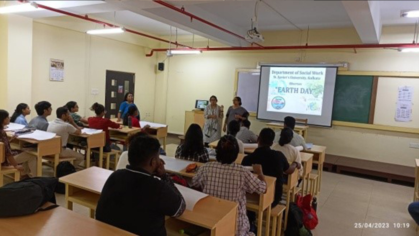 Dept of MSW celebrates Earth Day