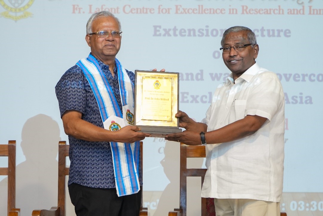 Prof. Felix Wilfred lectures on social exclusion at SXUK