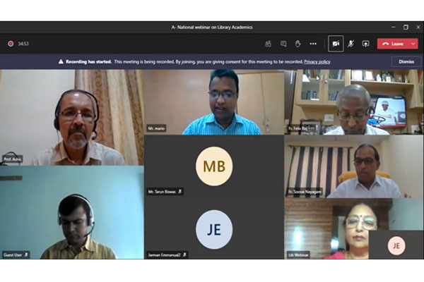 NATIONAL WEBINAR: ACADEMIC LIBRARIES & SUSTAINABILITY: A GLOBAL PERSPECTIVE - CHALLENGES IN NEW NORMAL.
