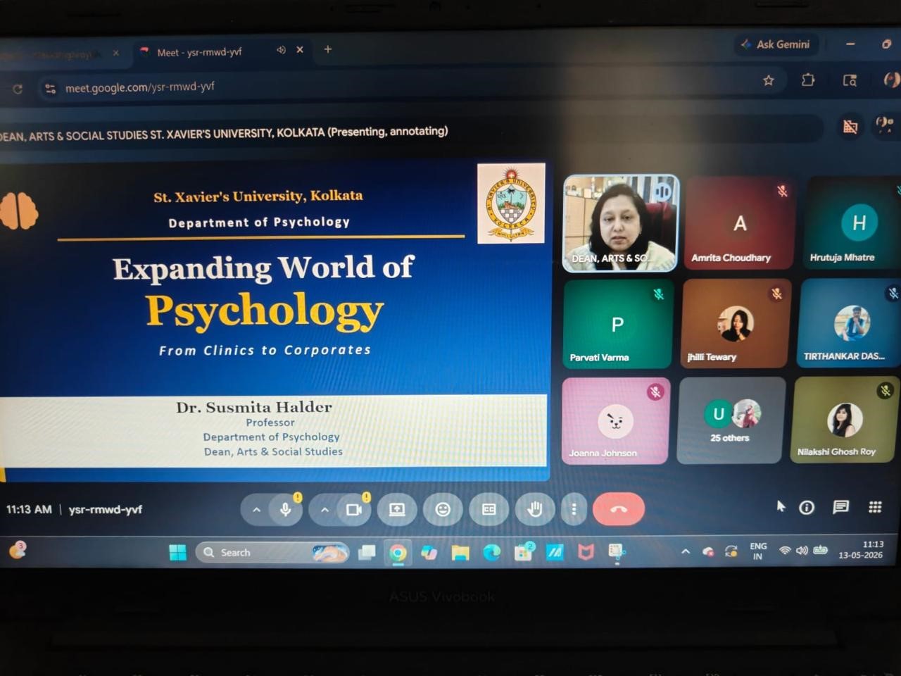 SXUK hosts webinar on emerging trends in Psychology