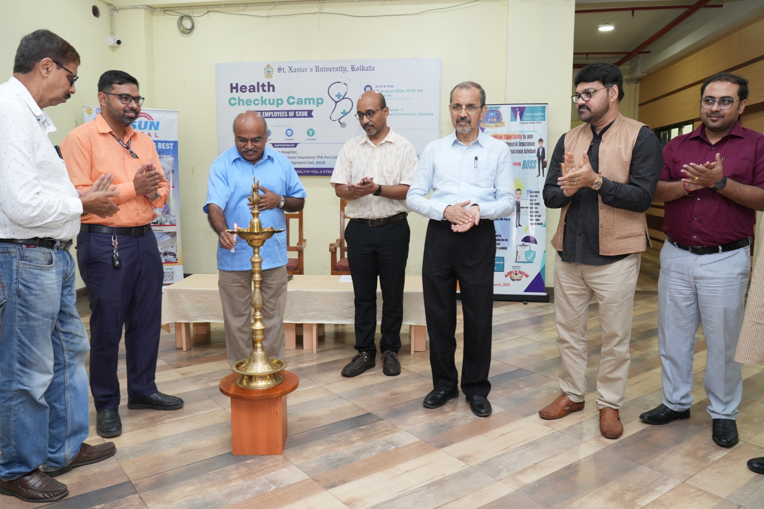 Health Checkup Camp for Faculty and Staff members of SXUK