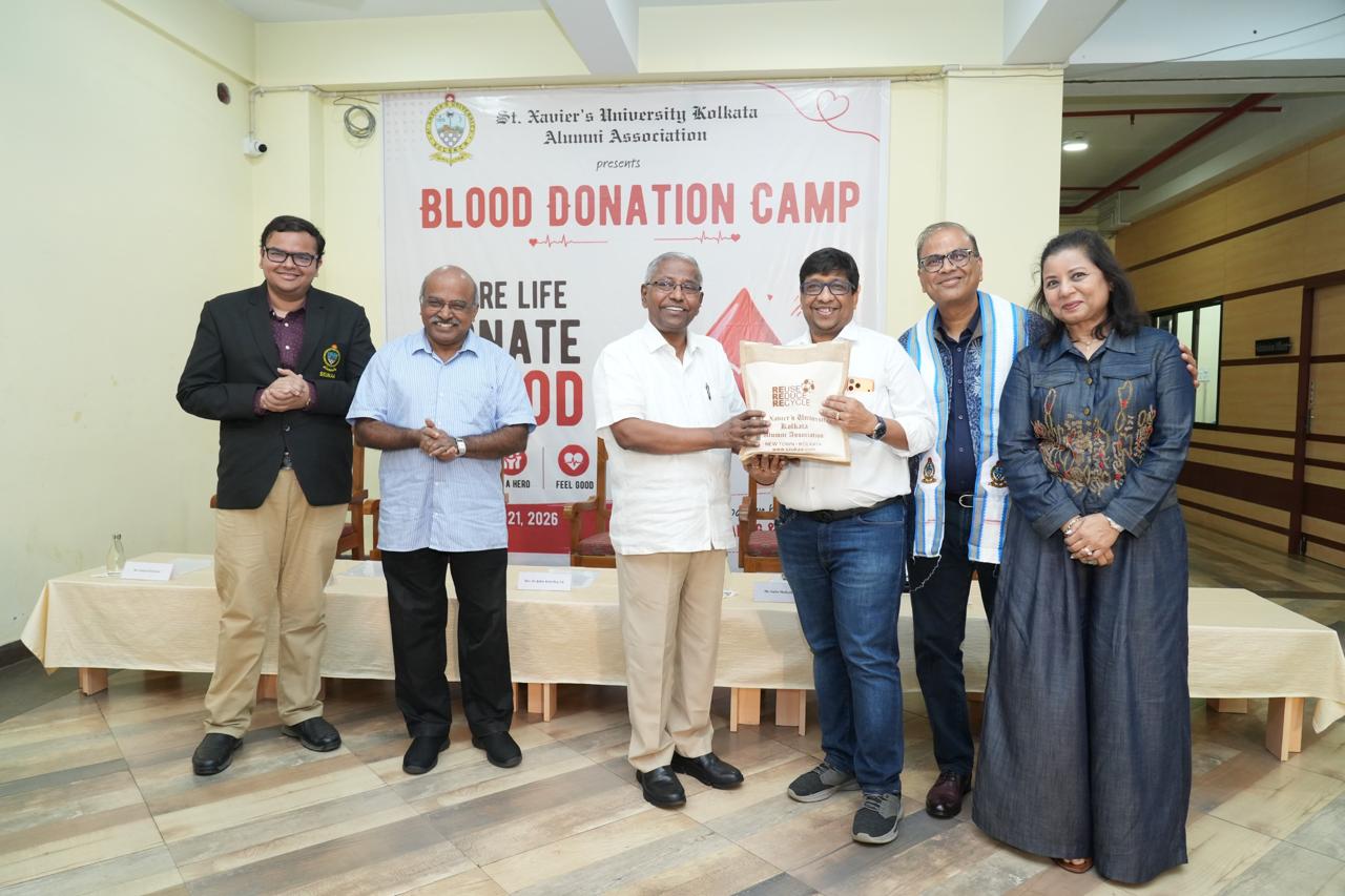 SXUKAA Organises Blood Donation Camp as Part of Philanthropy Day Celebrations